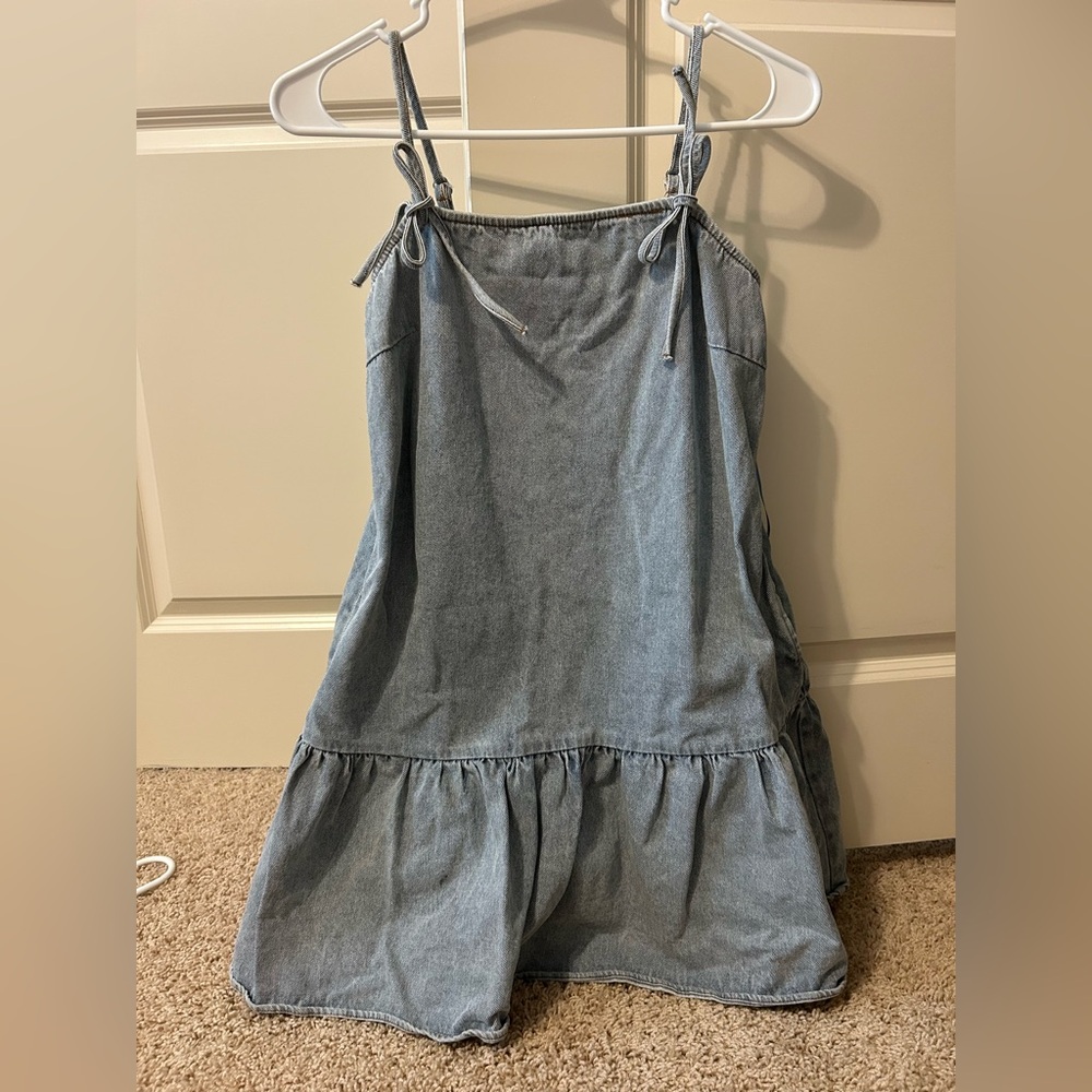 Blue Denim Mini Dress